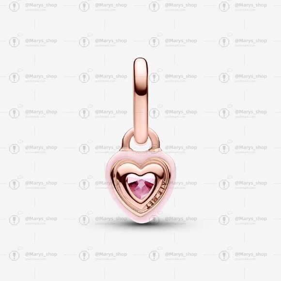 Pandora ME Pink Chakra Heart Mini Dangle Charm - Picture 2 of 2